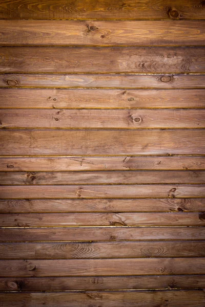 Parete in legno verniciato marrone - texture o sfondo — Foto Stock