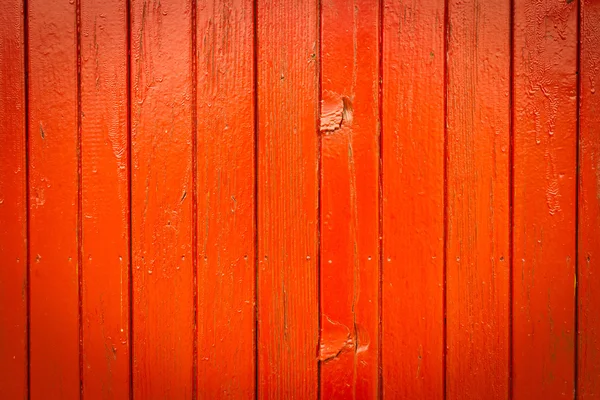 Vieux mur peint en bois rouge - texture ou fond — Photo