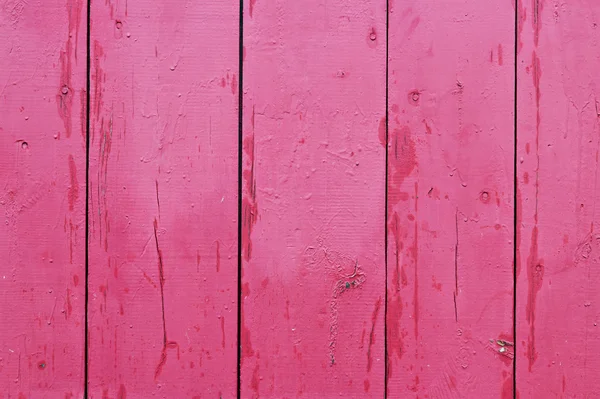 Old painted red wood wall - texture or background — Stock Photo, Image
