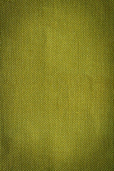 Green canvas background or texture — Stock Photo, Image
