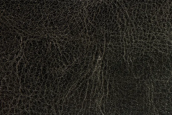 Sfondo o texture in pelle scura nera — Foto Stock