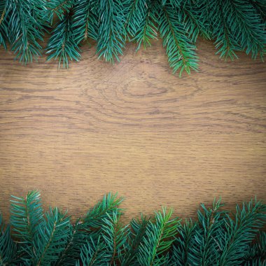 Yılbaşı çam ağacı ahşap oyun tahtası