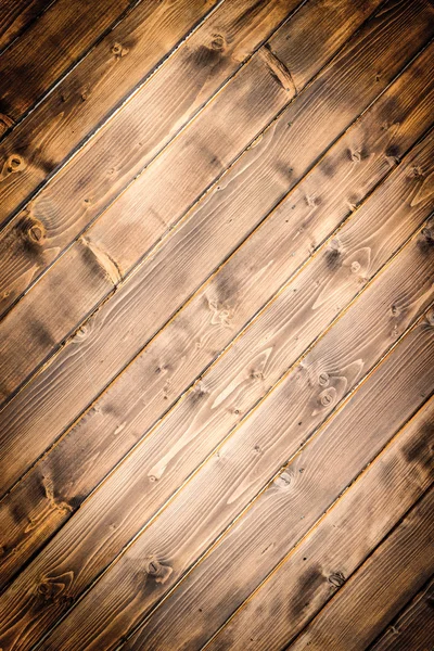 Parete in legno verniciato marrone - texture o sfondo — Foto Stock