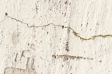 Beton duvar arka plan paslı kırık