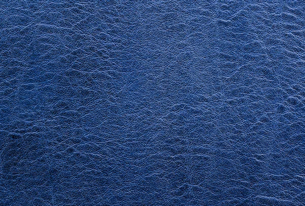 Blue leather background or texture — Stock Photo, Image