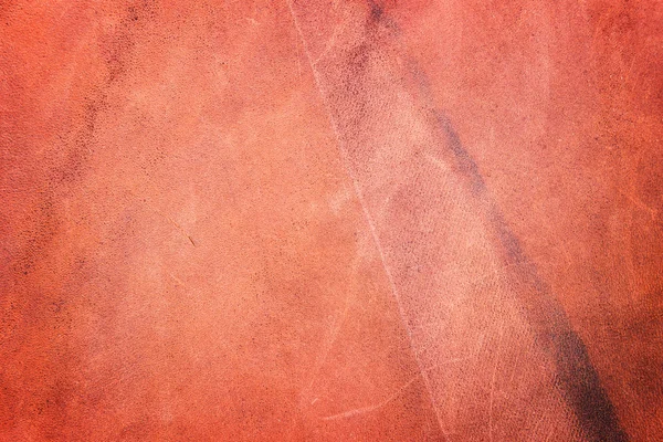 Brown leather texture as background — Stock Photo, Image