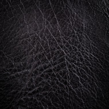 siyah deri arka plan veya doku