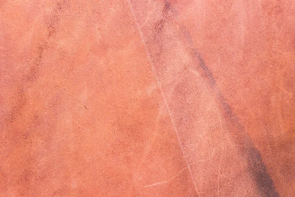 Arkaplan olarak kahverengi deri dokusu — Stok fotoğraf