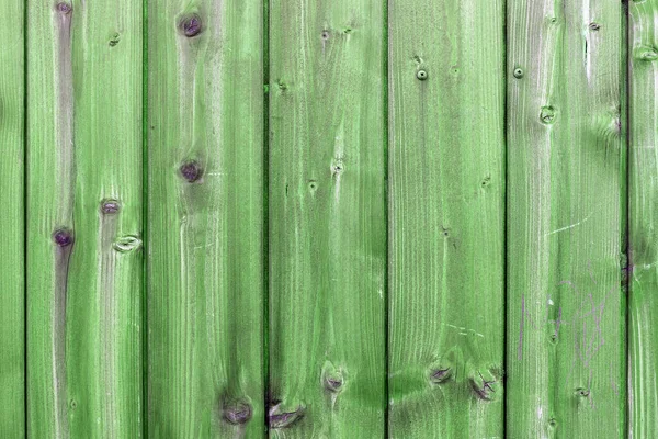 Velha Textura Madeira Verde Com Padrões Naturais — Fotografia de Stock