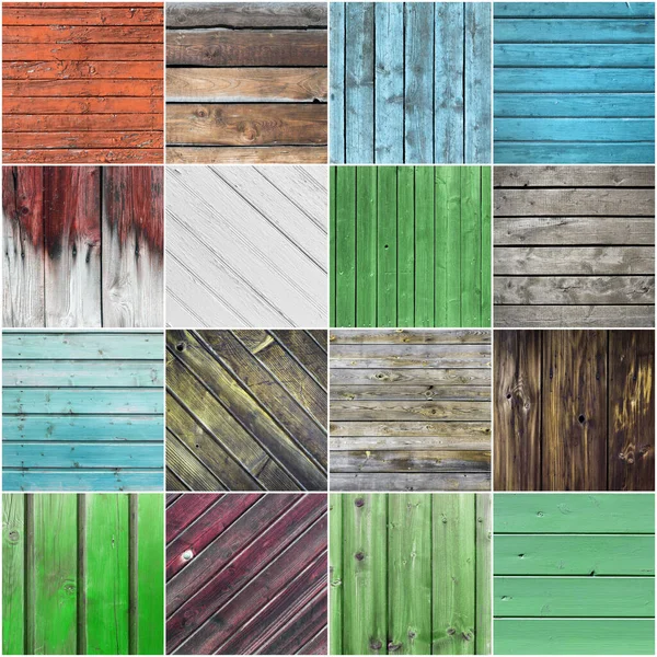 Big Collection Wood Texture Backgrounds — Stock Photo, Image