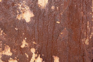 Paslanmış eski boyanmış metal dokusu..