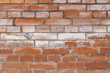 Eski tuğla duvar deseninin arkaplanı