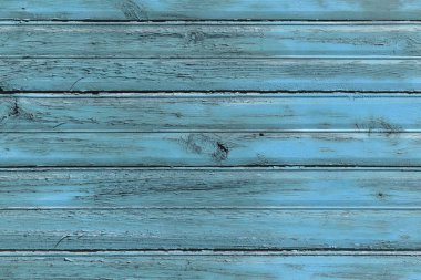 Doğal desenli eski mavi ahşap doku..