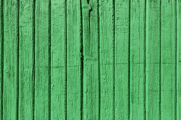 Doğal Desenli Eski Yeşil Ahşap Doku — Stok fotoğraf