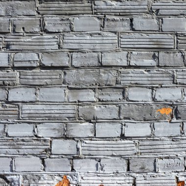 Arkaplan olarak kullanmak için eski boyanmış tuğlalar