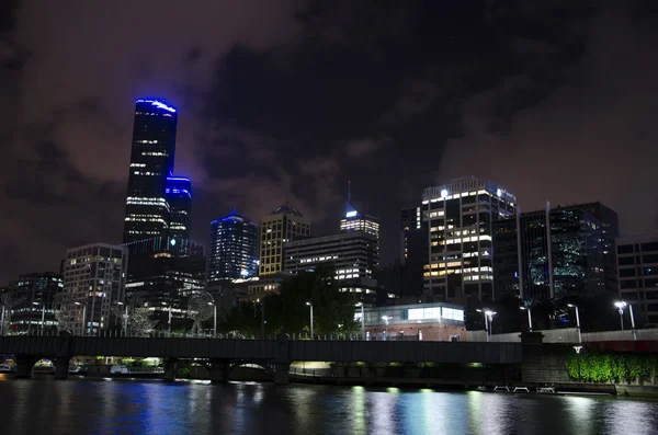 Horizonte de Melbourne, melbourne, victoria, australia — Foto de Stock