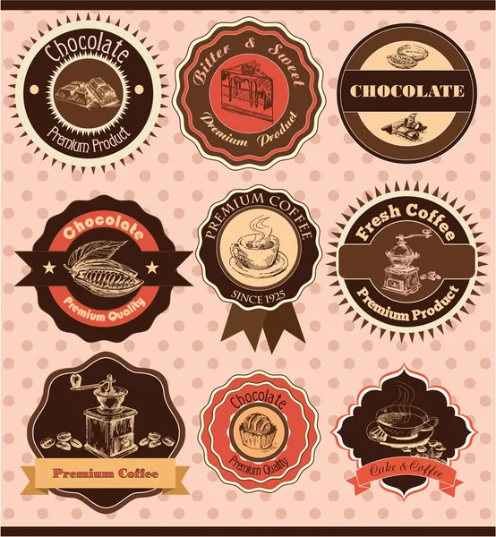 kahve & çikolata etiketleri