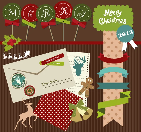 Noel hoş karalama defteri öğesi