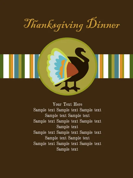 Gelukkige Thanksgiving dag achtergrond — Stockvector