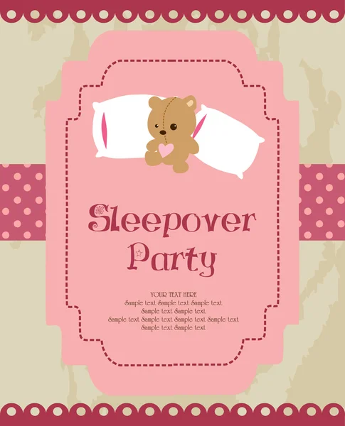 Slumber party — Stock Vector