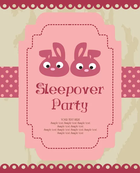 Slumber party — Stock Vector