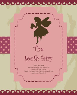 Tooth Fairy card clipart