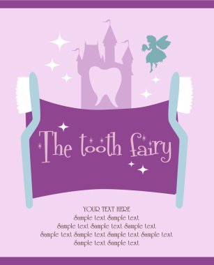 Tooth Fairy card clipart