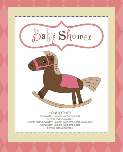 Baby Shower card — Stock Vector