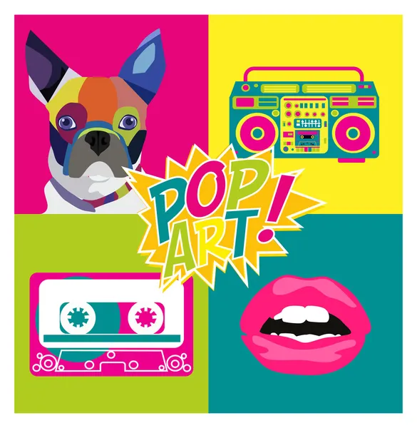 Pop art kartı