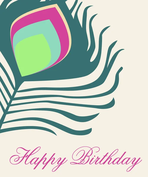 Carte d'anniversaire — Image vectorielle