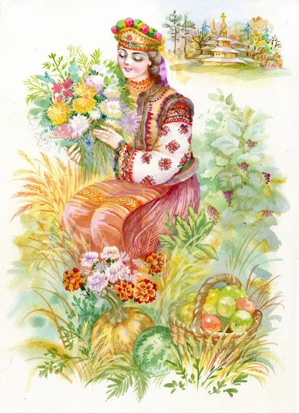 Watercolor Illustration — Stock Photo, Image