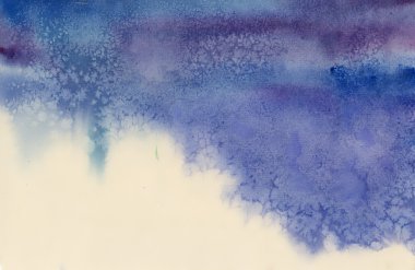 mavi suluboya arkaplan