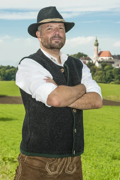 Człowiek tradycyjne bawarskie — Zdjęcie stockowe