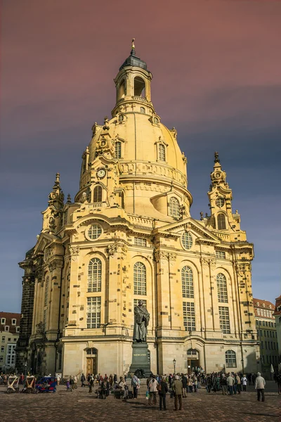 Igreja "Frauenkirche" Dresden Alemanha — Fotografia de Stock