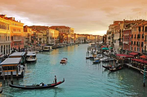 Romantic Canal Grande in Venice — Stock Photo, Image