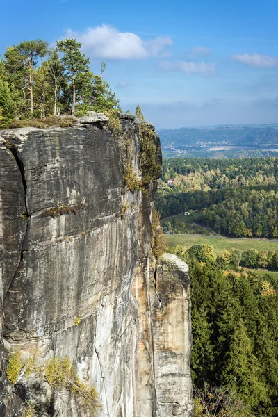 Autumn scenery Saxony Switzerland — Stock Photo, Image