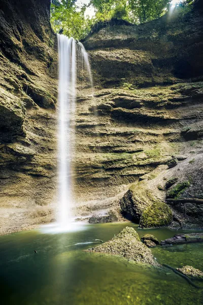 Tid exponering vattenfall — Stockfoto