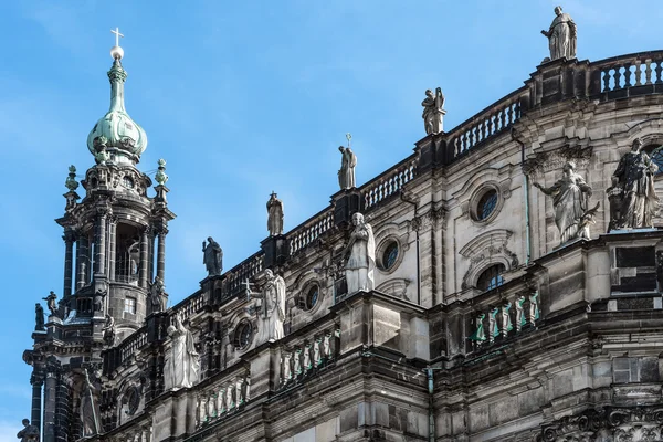 Szczegóły hofkirche Drezno — Zdjęcie stockowe