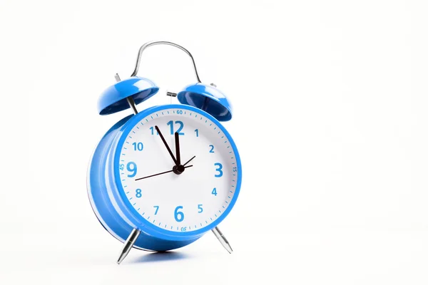 Blue alarm clock Royalty Free Stock Images