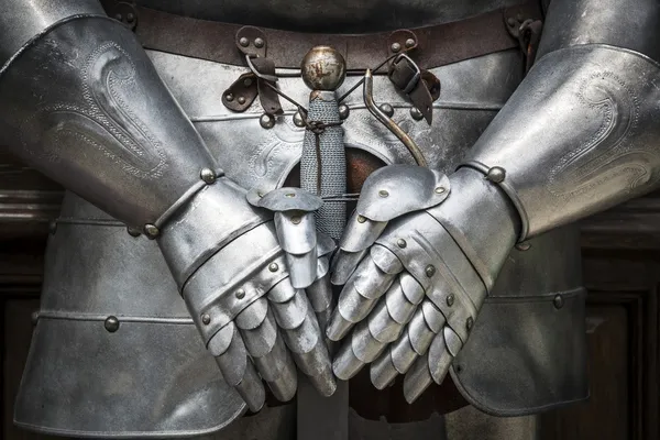 Detail knight armor — Stockfoto