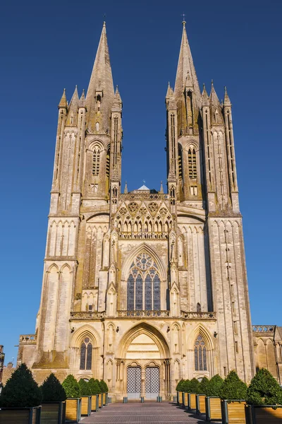 Catedral Notre Dame Coutances Normandia — Fotografia de Stock