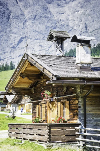 Huts in the Austrian Alps — Stock Photo, Image