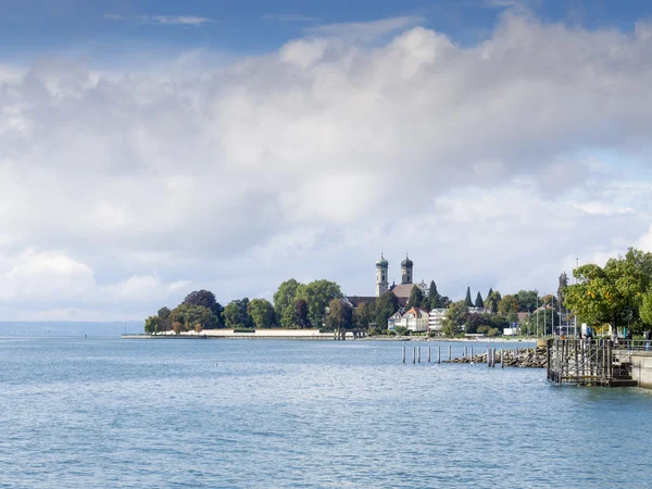 Vista sul lago Bodensee a Friedrichshafen — Foto Stock