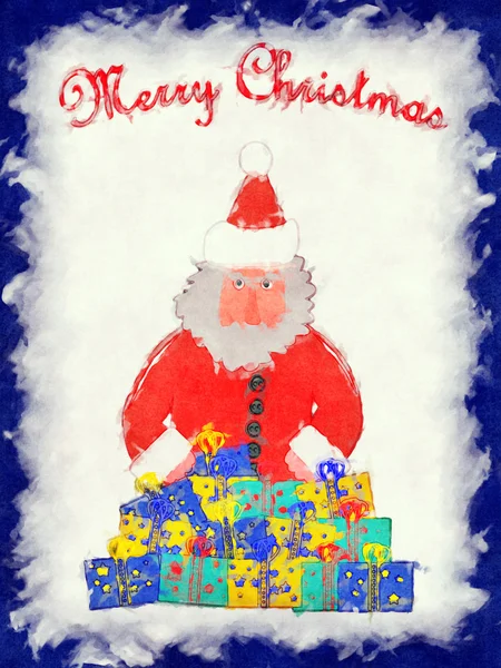 Santa Claus on Christmas — Stock Photo, Image