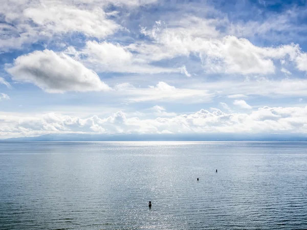 Lake bodensee med moln — Stockfoto