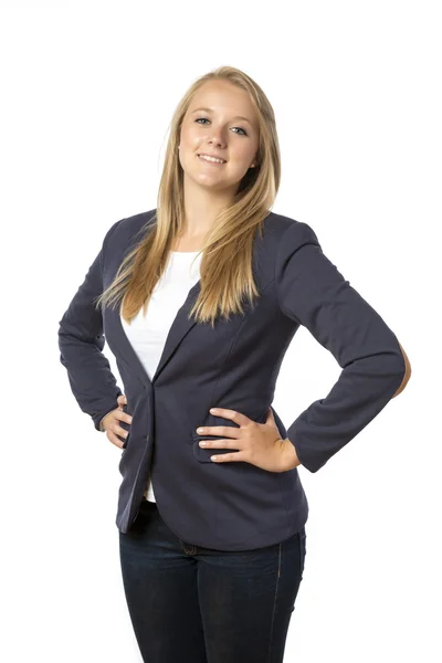 Blond business woman — Stock Photo, Image