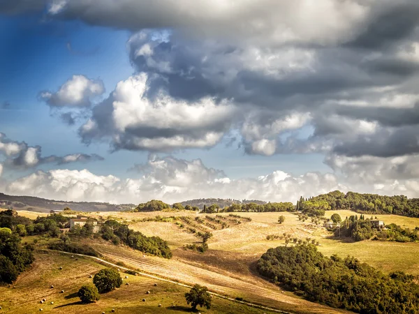 Obraz krajobraz Toskanii we Włoszech — Zdjęcie stockowe