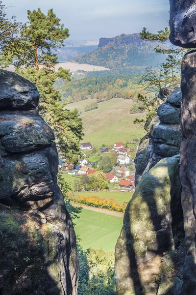 Landscape Saxon Switzerland — Stock Photo, Image