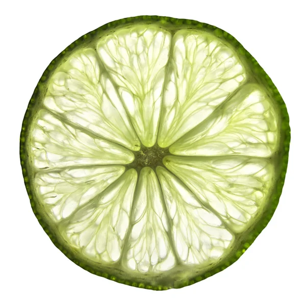 Slice of lime — Stock Photo, Image