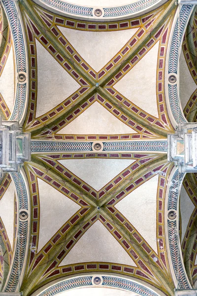 Plafond van kerk pienza — Stockfoto